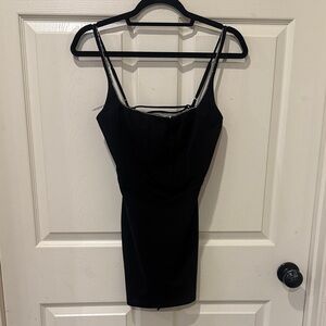 Lucy in the Sky flawed blac rhinestone mini dress, medium